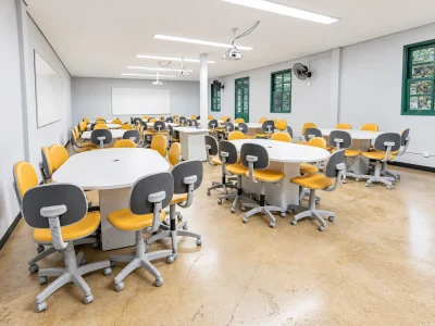 Sala de aula da Faculdade Alis