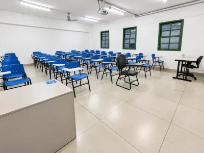 Sala de aula da Faculdade Alis